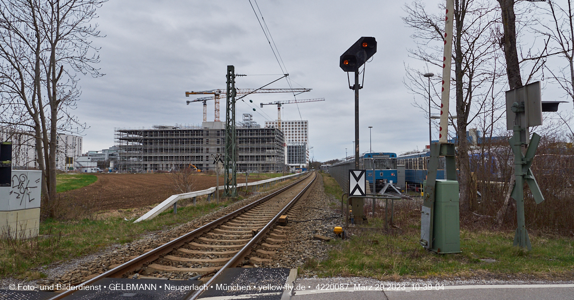 29.03.2023 - Baustelle REVO und Umgebung in Neuperlach